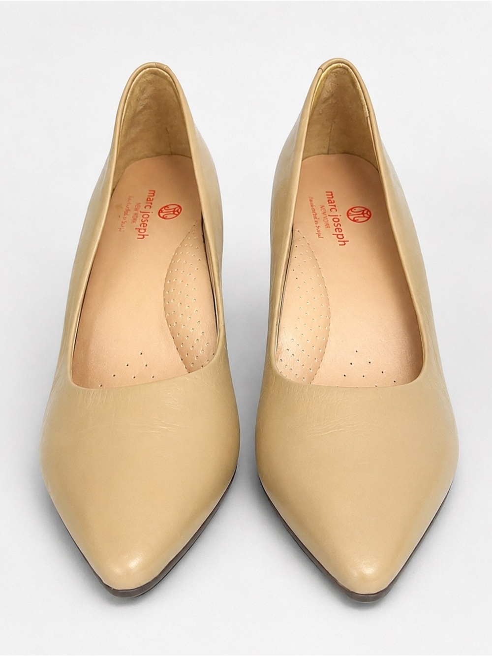 Marc Joseph Beige New York Whitehall Pumps